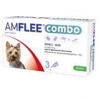 Amflee Combo Spot On 67 mg hond S 2   10 kg 2 x 3 pipetten