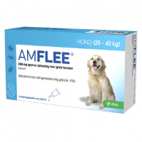 Amflee Spot On 268 mg hond L 20   40 kg 2 x 3 pipetten