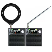 ATS MINI V3B ESP32 S3 SI4732 PLUS DSP Radio Ontvanger met 3000mAh Accu FM/AM/LSB/USB Hi Z & Oortelefoonversterker Circui