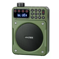 Amoi X03 Mini Digitale FM Radio Draadloze bluetooth Spreker met Knop Dubbele Magnetische Luidsprekers 1200mAh Batterij O