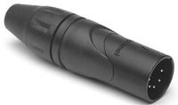 Amphenol AX5MB XLR connector Stekker, recht Aantal polen: 5 1 stuk(s)