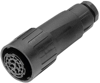 Amphenol C016 10E017 002 1 Ronde connector Koppeling, recht Totaal aantal polen: 17 + PE Serie (ronde connectoren): C016 1 stuk(s)