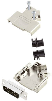 Amphenol L17D45PK M 25+L717HDB44P D sub male connectorset 45 ° Aantal polen: 44 Soldeerkelk 1 stuk(s)