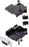 Amphenol L17D45PK P 15+L77SDA15S D sub female connectorset 45 ° Aantal polen: 15 Soldeerkelk 1 stuk(s)