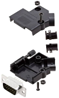 Amphenol L17D45PK P 25+L717HDB44P D sub male connectorset 45 ° Aantal polen: 44 Soldeerkelk 1 stuk(s)