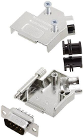 Amphenol L17D45ZK25+L717SDB25P D sub male connectorset 45 ° Aantal polen: 25 Soldeerkelk 1 stuk(s)