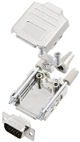 Amphenol L17DPPK09 M+L717HDE15P D sub male connectorset 180 ° Aantal polen: 15 Soldeerkelk 1 stuk(s)