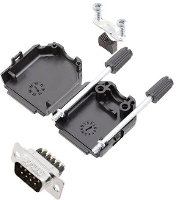 Amphenol L17DPPK25 BK+L717DB25PST D sub male connectorset 180 ° Aantal polen: 25 Schroeven 1 stuk(s)