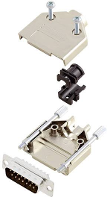 Amphenol L17DTPK M 37+L717SDC37P D sub male connectorset 180 ° Aantal polen: 37 Soldeerkelk 1 stuk(s)