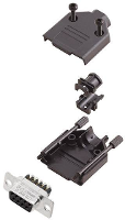 Amphenol L17DTPK P 15+L77DA15SST D sub female connectorset 180 ° Aantal polen: 15 Schroeven 1 stuk(s)