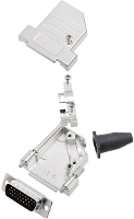 Amphenol L17DTSL15 RG LJS S+L717HDA26P D sub male connectorset 45 ° Aantal polen: 26 Soldeerkelk 1 stuk(s)