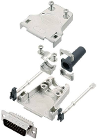 Amphenol L17DTZF09 LJS RG+L717HDE15P D sub male connectorset 180 ° Aantal polen: 15 Soldeerkelk 1 stuk(s)