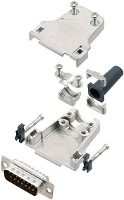 Amphenol L17DTZF09 RG+L717SDE09P D sub male connectorset 180 ° Aantal polen: 9 Soldeerkelk 1 stuk(s)