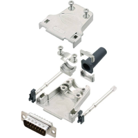 Amphenol L17DTZF15 LJS RG+L717SDA15P D sub male connectorset 180 ° Aantal polen: 15 Soldeerkelk 1 stuk(s)
