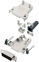 Amphenol L17DTZF15 RG+L717HDA26P D sub male connectorset 180 ° Aantal polen: 26 Soldeerkelk 1 stuk(s)