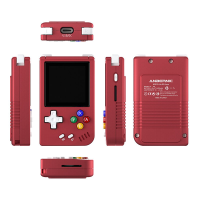 ANBERNIC RG Nano Draagbare Mini Retro Handheld Spelcomputer met 1,54 inch Display 64G Ingebouwde 5405 Spellen HiFi Gelui