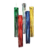 Feest hanger   L80 cm   groen   glitter   kunststof   disco/seventies   feestversiering