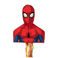Pinata Spiderman   rood   papier   36 x 46 cm   feestartikelen verjaardag