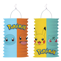 Pokemon trek lampion   28 cm   multi kleuren   papier