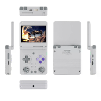 ANBERNIC RG34XXSP 64+256G 3.4 Inch IPS scherm Flip Retro Handheld Game Console Quad core ingebouwd 12000+ spellen Onders