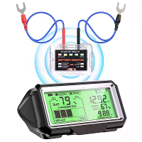 Ancel BM200 Pro 12V Auto Accu Tester Monitor Koplamp LED Display Waterdicht SOH SOC Laad Accu Capaciteit Analyzer Gereed
