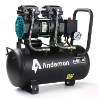 Andeman 1500H 30 luchtcompressor, olie vrij, stil, laag frequentie 230V, 50HZ, 24L, 150W, aangepast model, hoge efficiën