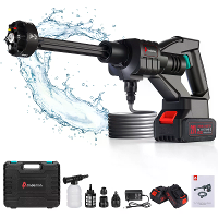 20000/30000Mah 500W 100Bar Draadloze Draagbare Hoge Druk Auto Wasmachine Waterreiniger Machine Waterpistool EU Plug