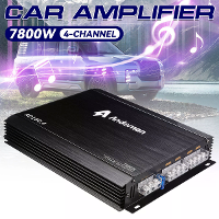 Andeman 4 kanaals autoreversterker 7800W piekvermogen 264,41W RMS 12V 13,8V hoogpresterende audioversterker