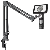 Andonstar AD115 ARM Digitale microscoop 5 inch IPS scherm 60x USB uitgang 8 verstelbare LED lampen flexibel arm soldeerm