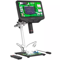 Andonstar AD409Pro WIFI 10,1 inch 300X HDM Digitale Microscoop Lange Objectafstand Helder Voor Horloge Telefoonreparatie
