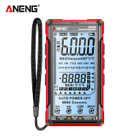 ANENG 622A Digitale Slimme Multimeter 10A Tester Meter Auto bereik True RMS DC/AC 6000 Multitester Met Laser Lamp Capaci