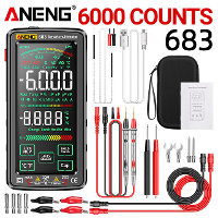 ANENG 683 Slimme Multimeter Hoogwaardig Touchscreen 6000 Counts Multimetro Test Oplaadbare Multitester AC/DC Spanning Te