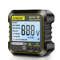 ANENG AC10 + Digitale Display Stopcontact met LCD scherm Voice Broadcast Lekbescherming Fase Meter Plug voor Betrouwbare