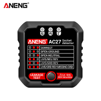 ANENG AC27 Slimme stopcontacttester EU/US stekker polariteit fasecontrole spanningdetectortest elektroscoopmeter stroomo
