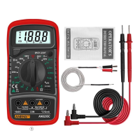 ANENG AN8205C Digitale Multimeter AC/DC Amperemeter Volt Ohm Tester Meter Multimetro Met Thermokoppel LCD Backlight