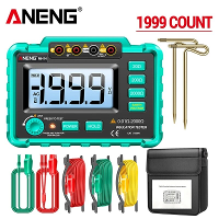 ANENG Groene Kleur MH14 Grondweerstand Megohm 1999 Conuts Meter Testers Megohmmeter Voltmeter Ohmmeter zonder Batterijto