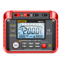 ANENG MH12 Isolatie Aardweerstand Tester Digitale Meter AC DC Ampèremeter Transistor Tester LCD Megohmmeter Meter Voltme