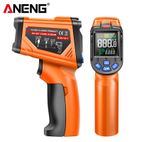 ANENG TH06 Infraroodtemperatuur VA Omgekeerde schermthermometer 12:1 Optische resolutie 0,1 ℃ Display Herhaalbaarheid In