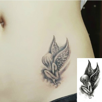 Angel Design Waterproof Temporary Transfer Tattoo Sticker