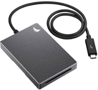 Angelbird CFS31PK Externe geheugenkaartlezer USB C 10 Gbps Zilver