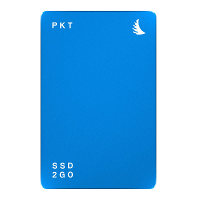 Angelbird SSD2go PKT 256 GB Externe SSD harde schijf USB C USB 3.1 Blauw