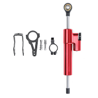 Aluminiumlegering Stuurdemper Met Dempingsbeugel Installeren Hulpbeugel Voor Drie stangen Frame Scooter Boyueda S3 ANGWA