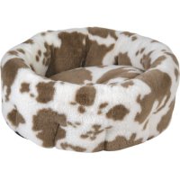 Animal Boulevard Cow Plush hoge mand wit/mokka M