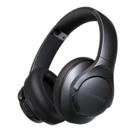 Soundcore Q20+ Draadloze Hoofdtelefoon Bluetooth Hoofdtelefoon ANC Ruisonderdrukking 40mm Dynamische Drivers Hi Res Audi