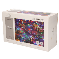 Clusterverlichting   1152 led lampjes   gekleurd   690 cm   timer   kerstverlichting