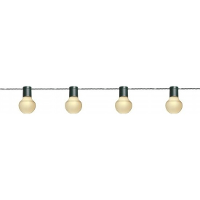 Anna's Collection Feestverlichting lichtsnoer   warm witte lampbolletjes   10 meter
