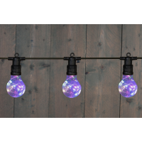 Anna's Collection Lichtsnoer   tuinverlichting   gekleurd   LED   10m   feestlampjes