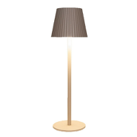 Portable tafellamp Glambiance   beige/zand   36 cm   aanraaksensor   draadloos/oplaadbaar USB   buit