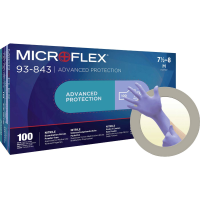 Ansell MICROFLEX 93843060 Wegwerphandschoen 100 stuk(s) Nitril Maat (handschoen): XS, 5.5, 6 EN 21420:2020, EN 1149 1, EN 1149 2, EN 1149 3 ISO 11193