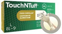 Ansell TouchNTuff 69318100 Wegwerphandschoen 100 stuk(s) Natuurlatex Maat (handschoen): XL, 9.5, 10 EN 21420:2020